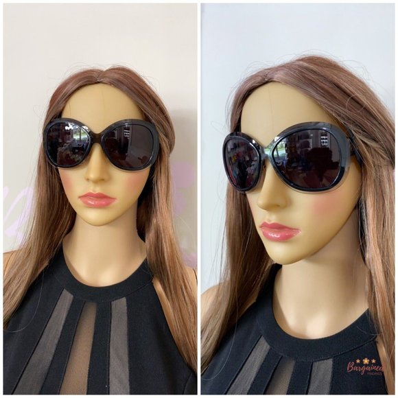 Authentic LOUIS VUITTON Black Acetate Flore Carre LV Logo Sunglasses Z0453U - Picture 5 of 12